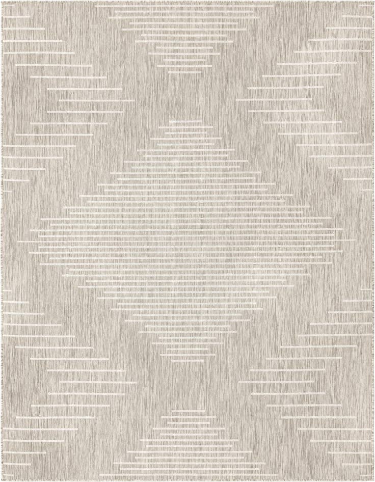 Detail image of 7' x 10' Easy-Clean Modern Indoor / Outdoor Rug
