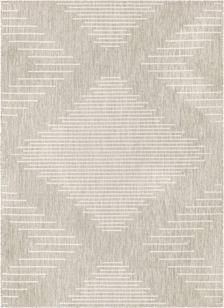 7' x 10' Easy-Clean Modern Indoor / Outdoor Rug