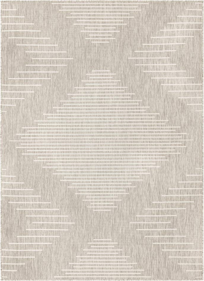 Detail image of 7' x 10' Easy-Clean Modern Indoor / Outdoor Rug