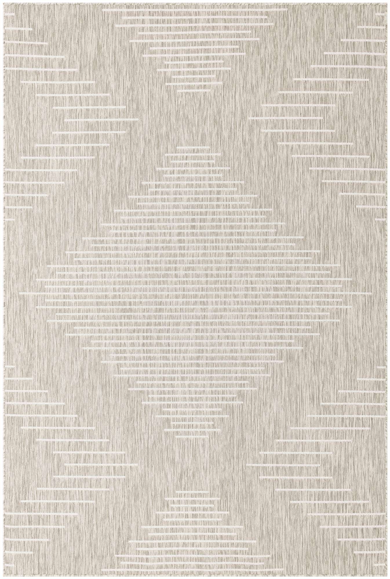 6' x 9' Easy-Clean Modern Indoor / Outdoor Rug