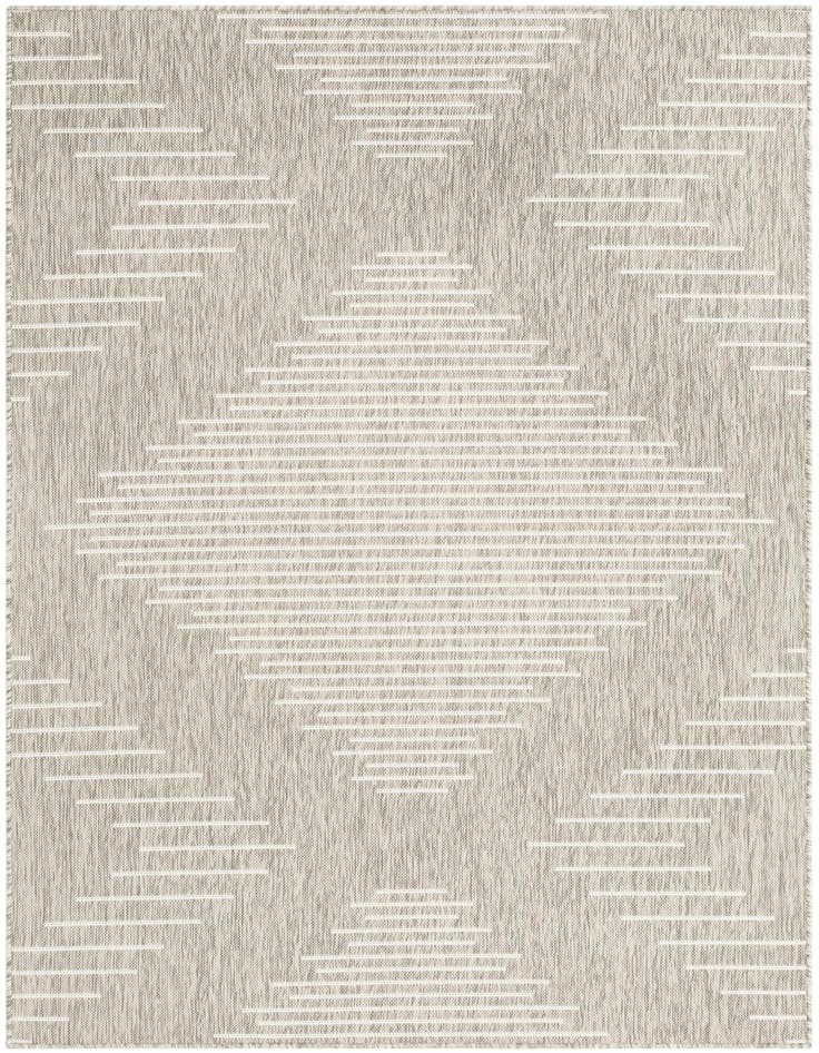 Detail image of 5' 3 x 8' Easy-Clean Modern Indoor / Outdoor Rug