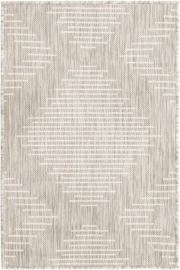 Detail image of 2' x 3' Easy-Clean Modern Indoor / Outdoor Rug