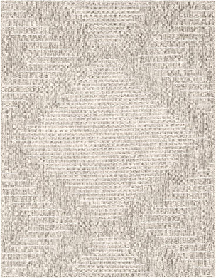 Detail image of 5' 3 x 7' Easy-Clean Modern Indoor / Outdoor Rug