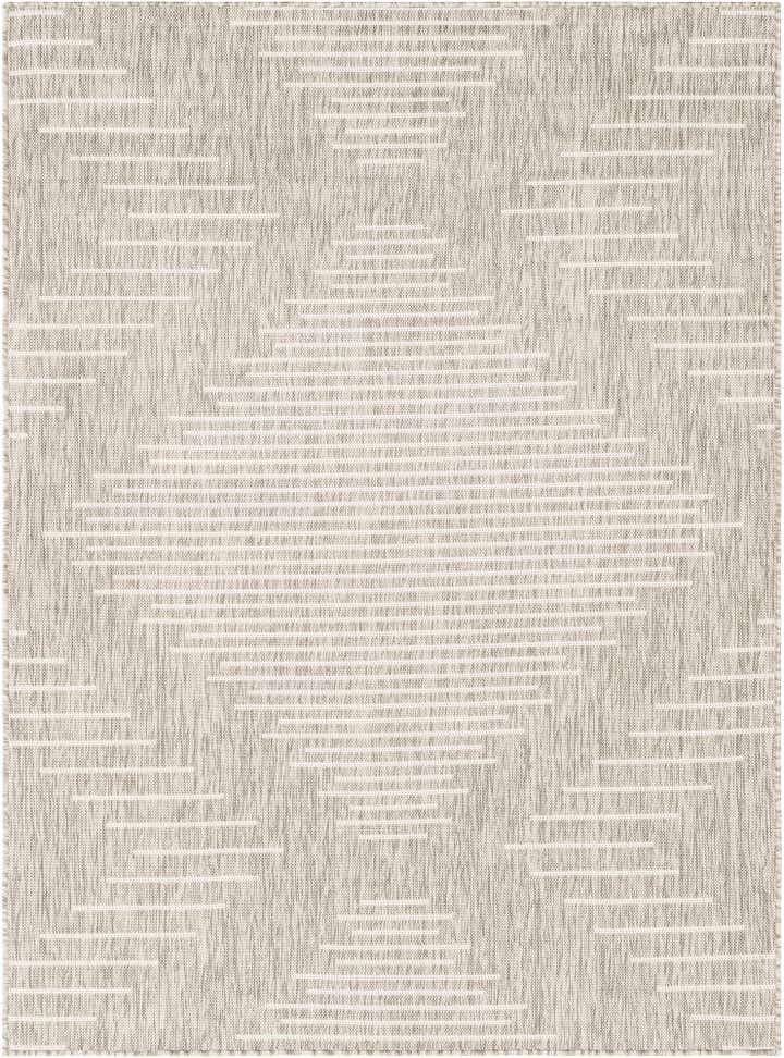 5' 3 x 7' Easy-Clean Modern Indoor / Outdoor Rug