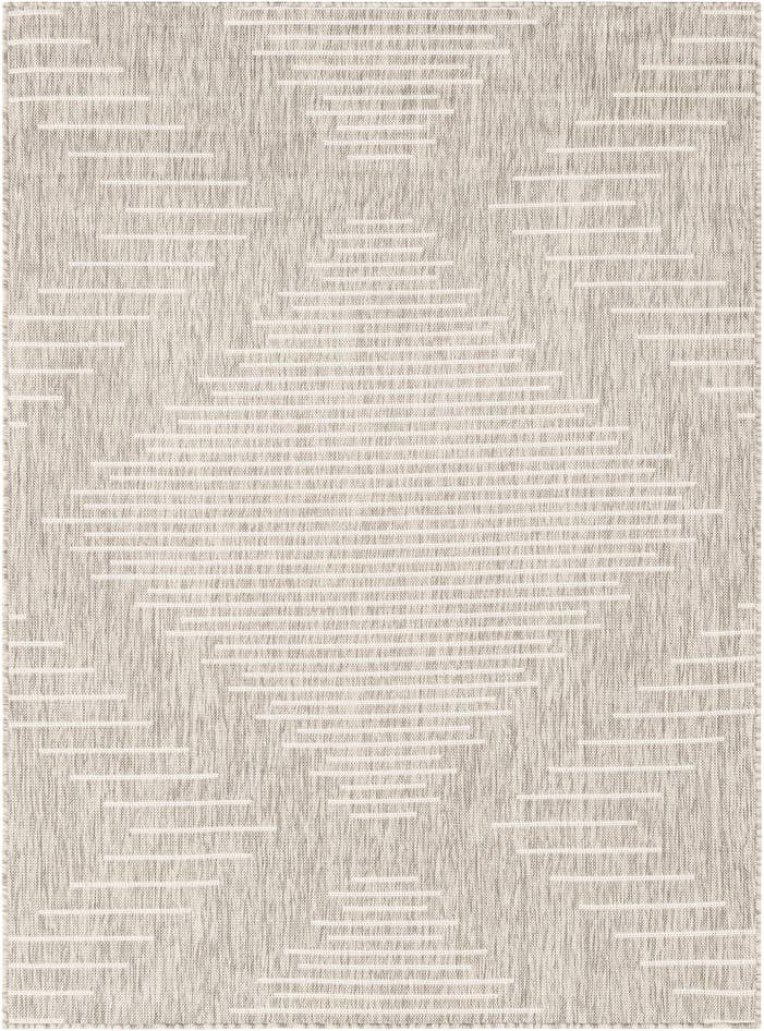 Detail image of 5' 3 x 7' Easy-Clean Modern Indoor / Outdoor Rug