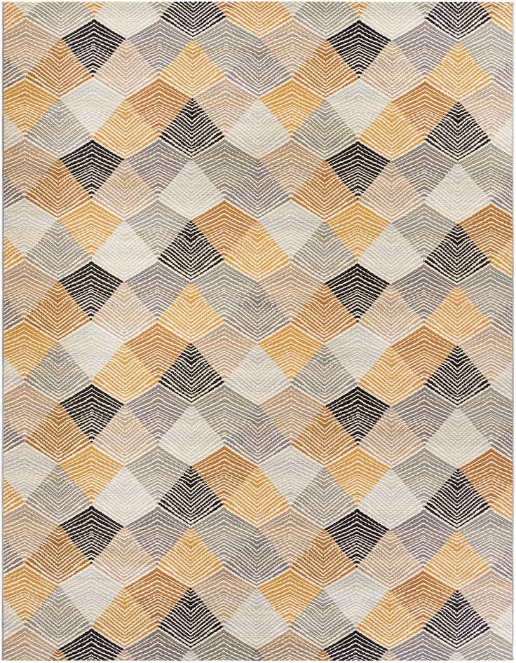 Detail image of 10' x 14' Easy-Clean Modern Indoor / Outdoor Rug