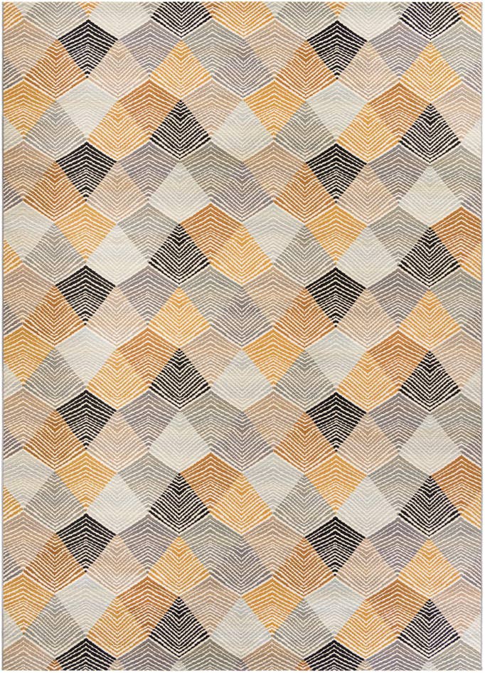 Detail image of 10' x 14' Easy-Clean Modern Indoor / Outdoor Rug