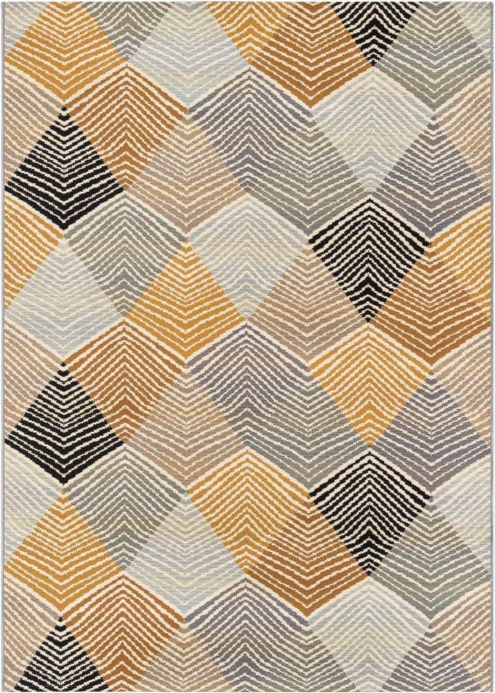 5' x 7' Easy-Clean Modern Indoor / Outdoor Rug