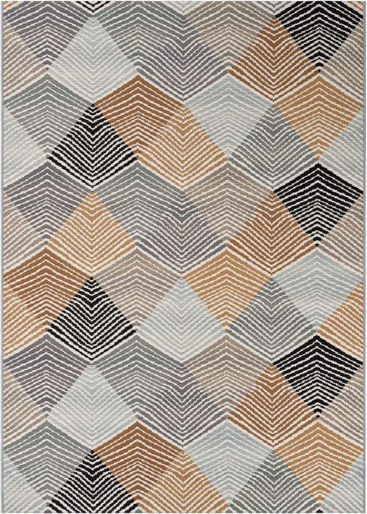 5' x 8' Easy-Clean Modern Indoor / Outdoor Rug