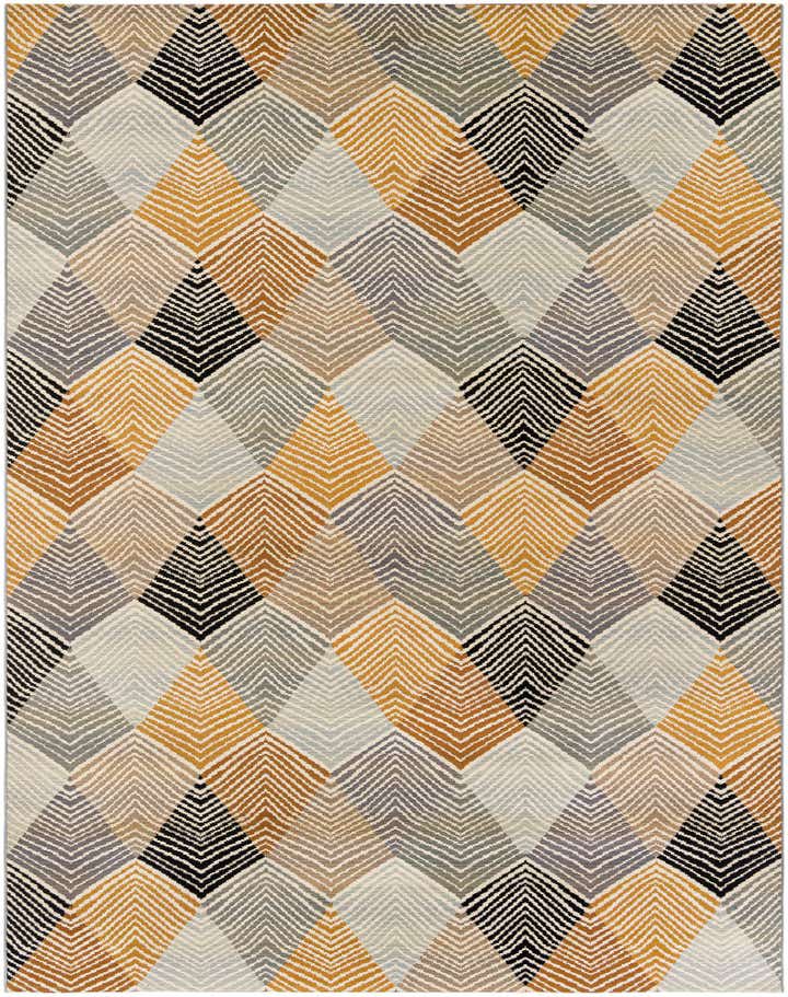 7' 10 x 10' Easy-Clean Modern Indoor / Outdoor Rug
