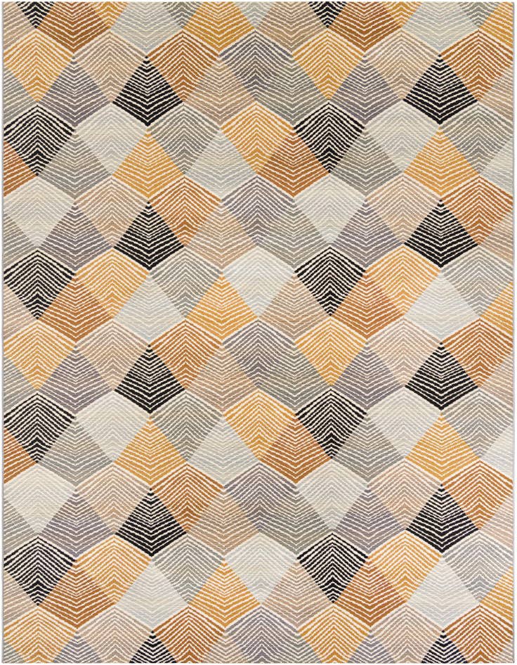 Detail image of 9' x 12' Easy-Clean Modern Indoor / Outdoor Rug