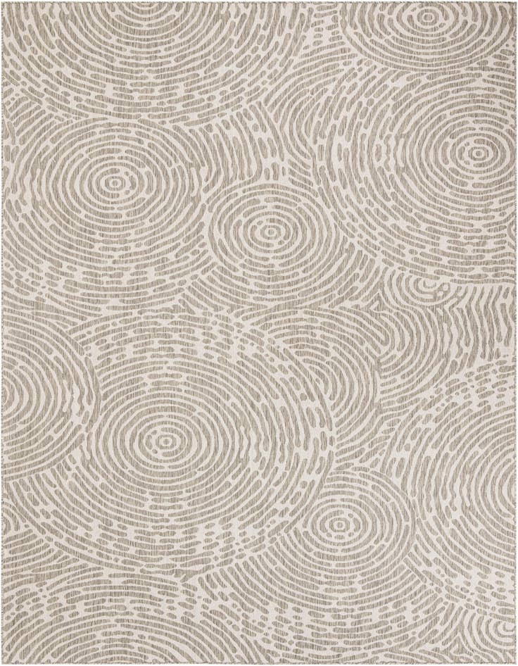 Detail image of 10' x 14' Easy-Clean Modern Indoor / Outdoor Rug