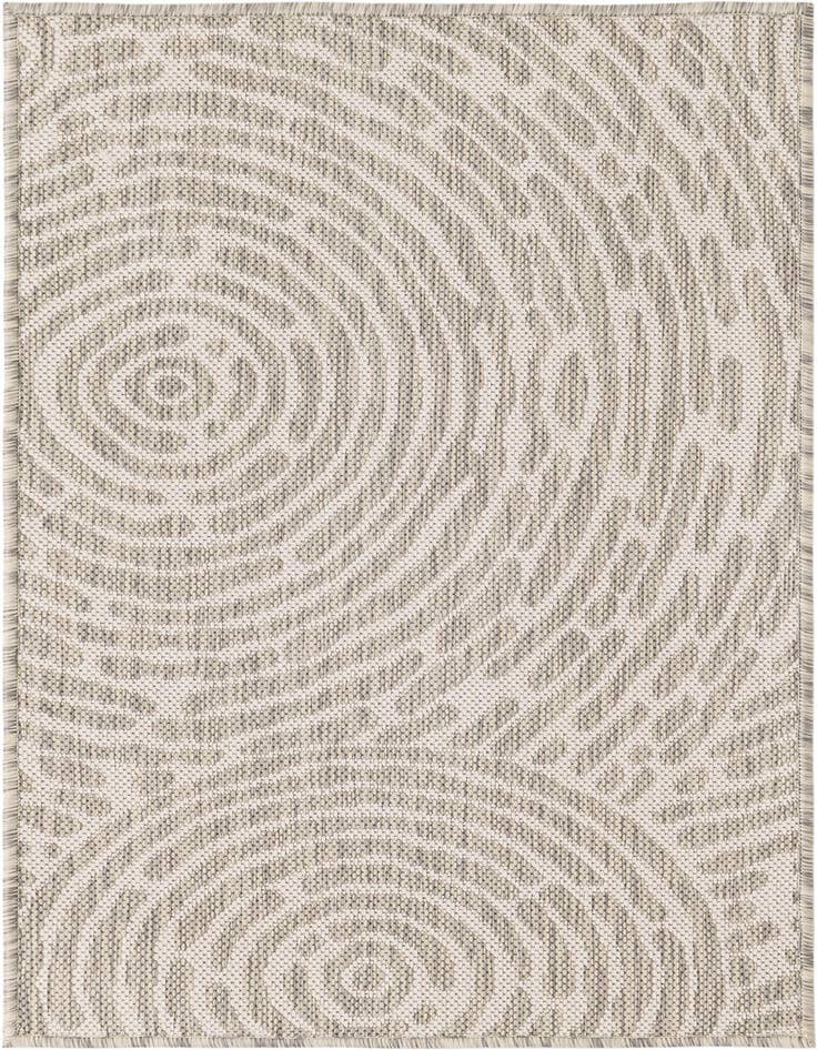 Detail image of 2' x 3' Easy-Clean Modern Indoor / Outdoor Rug
