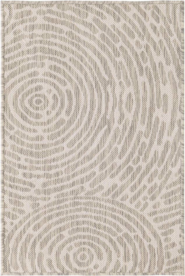Detail image of 2' x 3' Easy-Clean Modern Indoor / Outdoor Rug