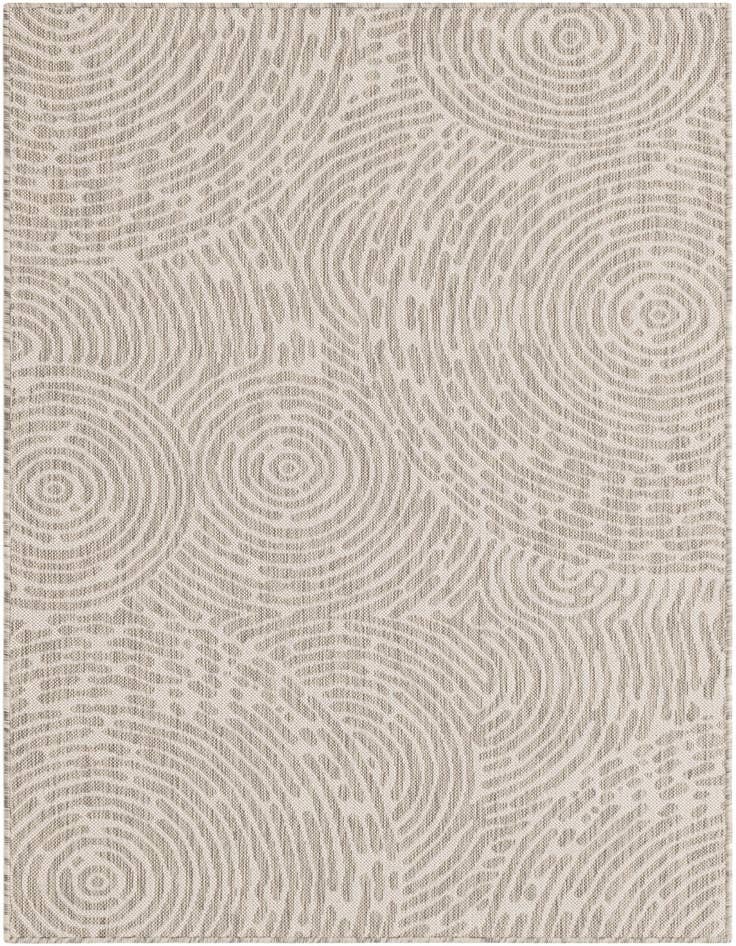 Detail image of 4' x 6' Easy-Clean Modern Indoor / Outdoor Rug