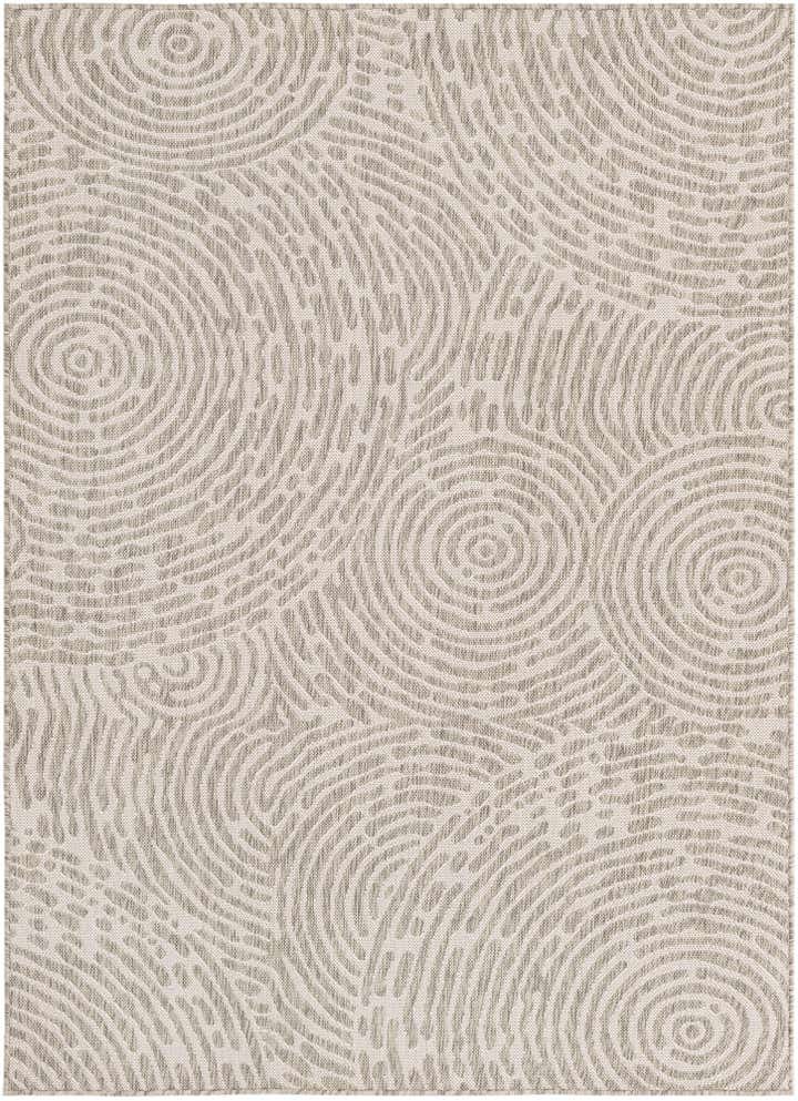 5' 3 x 7' Easy-Clean Modern Indoor / Outdoor Rug