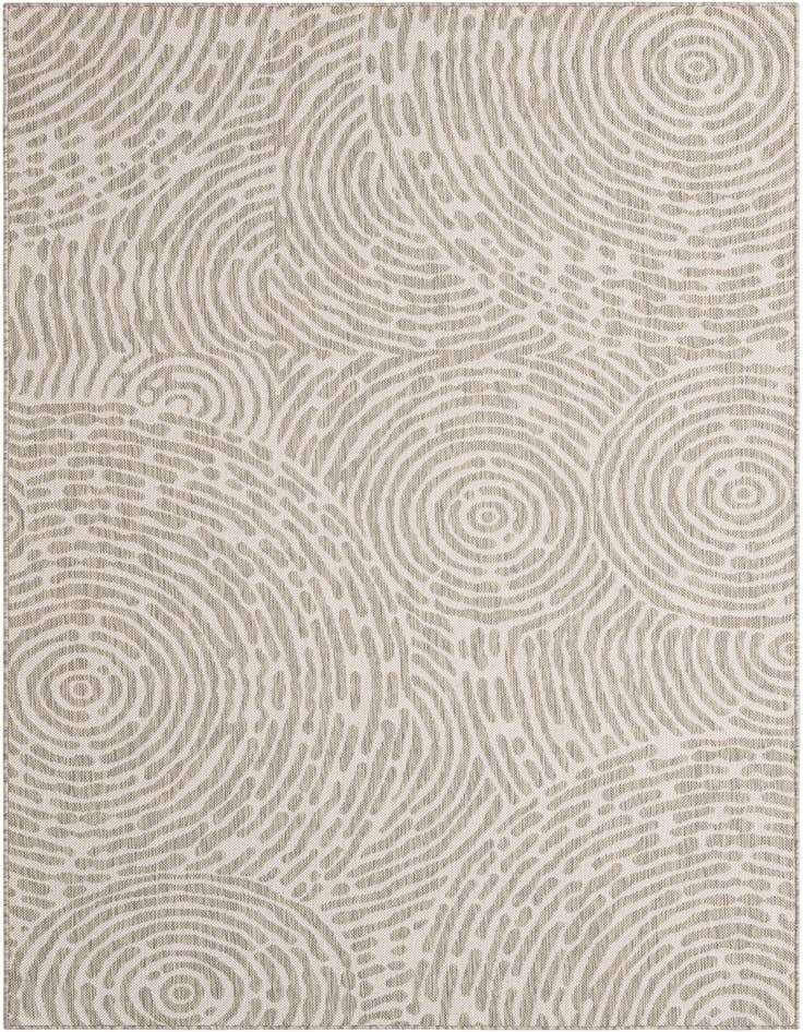 Detail image of 5' 3 x 8' Easy-Clean Modern Indoor / Outdoor Rug