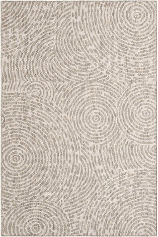 Detail image of 5' 3 x 8' Easy-Clean Modern Indoor / Outdoor Rug