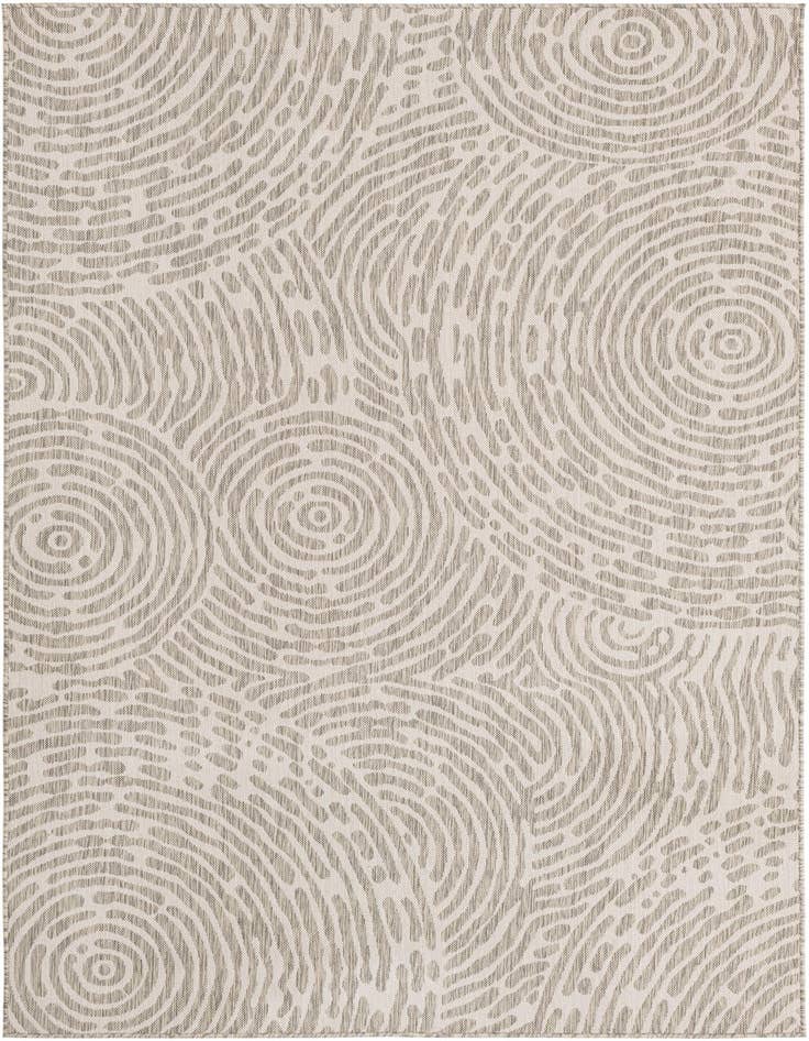 Detail image of 6' x 9' Easy-Clean Modern Indoor / Outdoor Rug
