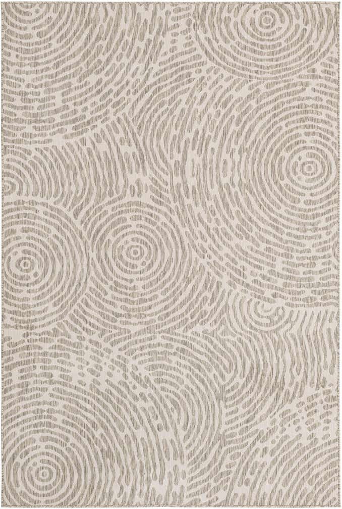 6' x 9' Easy-Clean Modern Indoor / Outdoor Rug