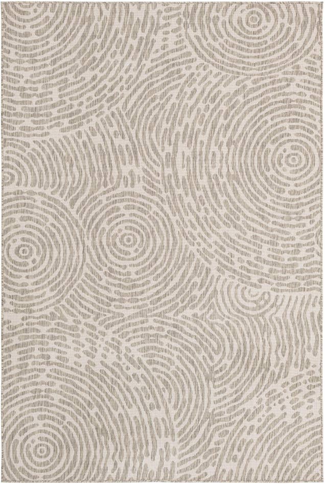 Detail image of 6' x 9' Easy-Clean Modern Indoor / Outdoor Rug