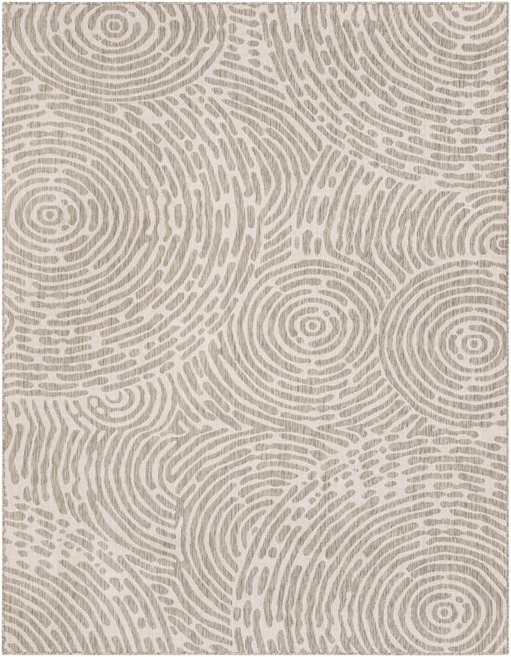 Detail image of 7' 10 x 10' Easy-Clean Modern Indoor / Outdoor Rug