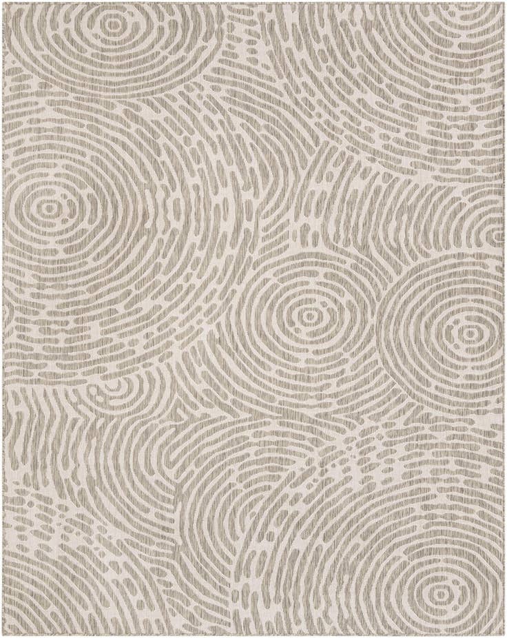 Detail image of 7' 10 x 10' Easy-Clean Modern Indoor / Outdoor Rug