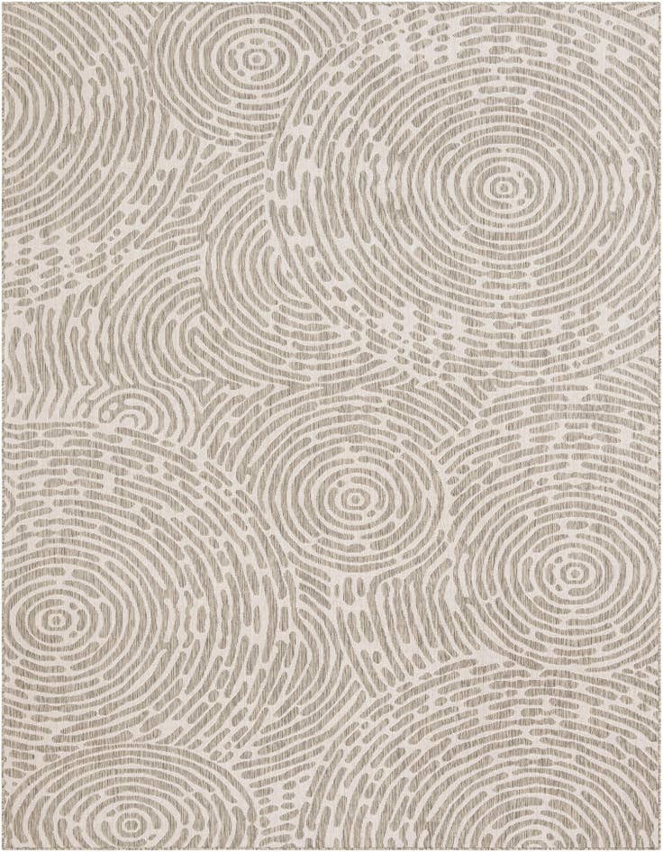 Detail image of 9' x 12' Easy-Clean Modern Indoor / Outdoor Rug