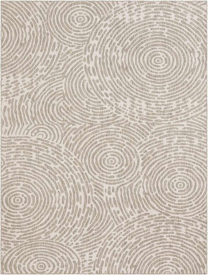 9' x 12' Easy-Clean Modern Indoor / Outdoor Rug