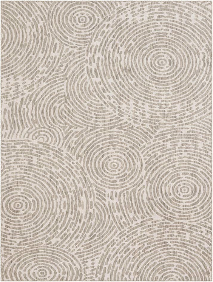 Detail image of 9' x 12' Easy-Clean Modern Indoor / Outdoor Rug