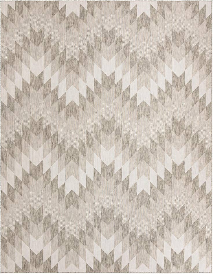 Detail image of 10' x 14' Easy-Clean Modern Indoor / Outdoor Rug