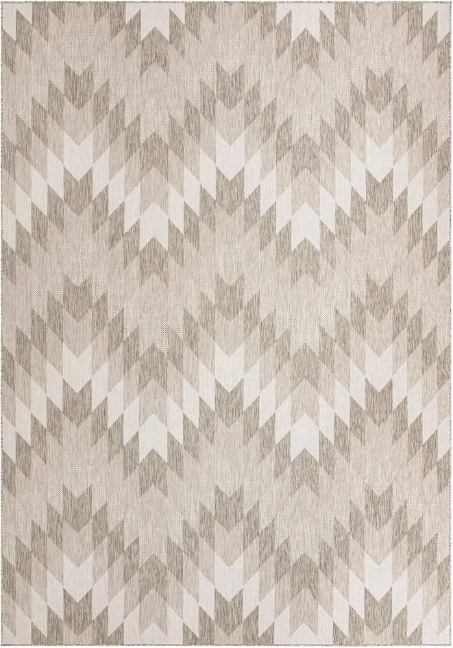 Detail image of 10' x 14' Easy-Clean Modern Indoor / Outdoor Rug
