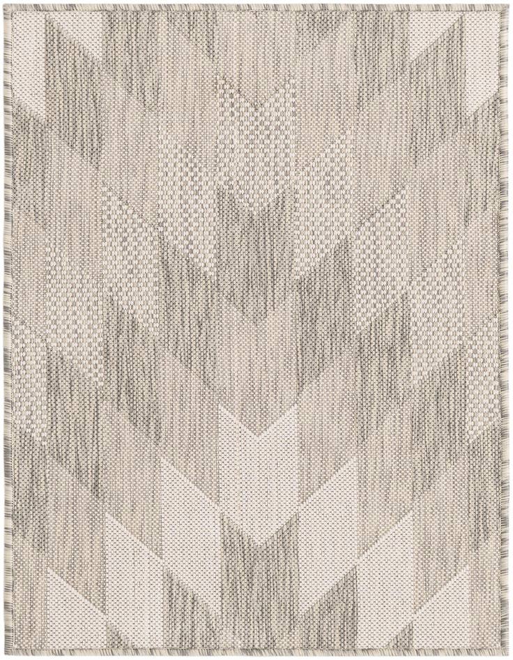 Detail image of 2' x 3' Easy-Clean Modern Indoor / Outdoor Rug