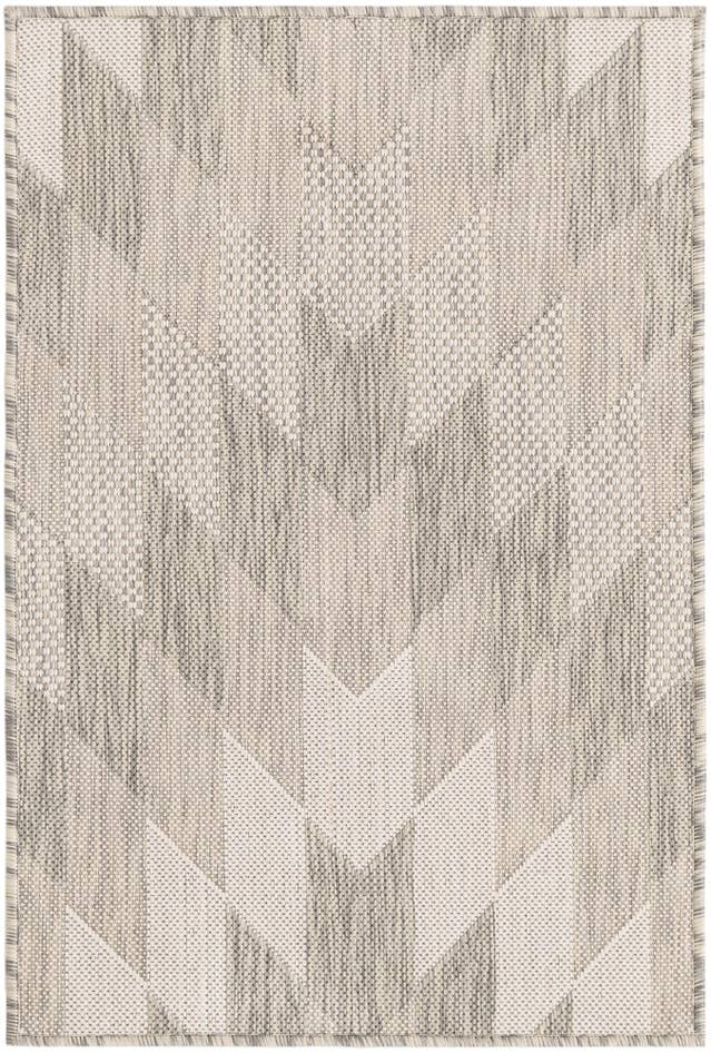Detail image of 2' x 3' Easy-Clean Modern Indoor / Outdoor Rug