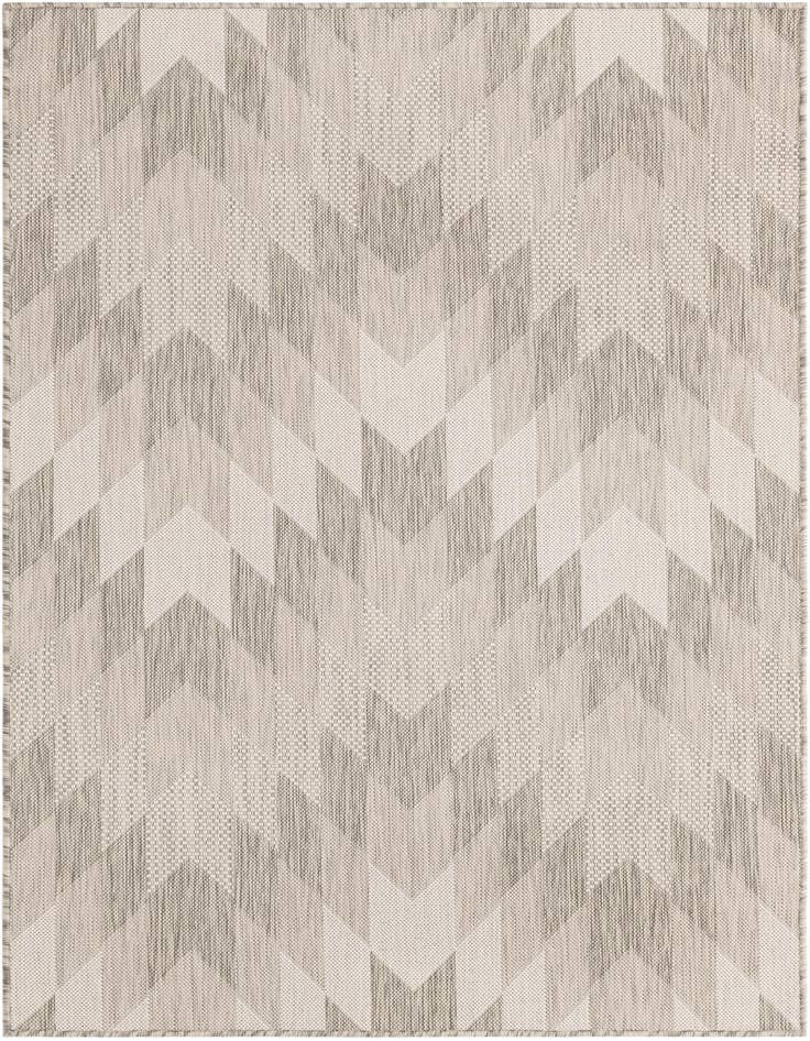 Detail image of 4' x 6' Easy-Clean Modern Indoor / Outdoor Rug