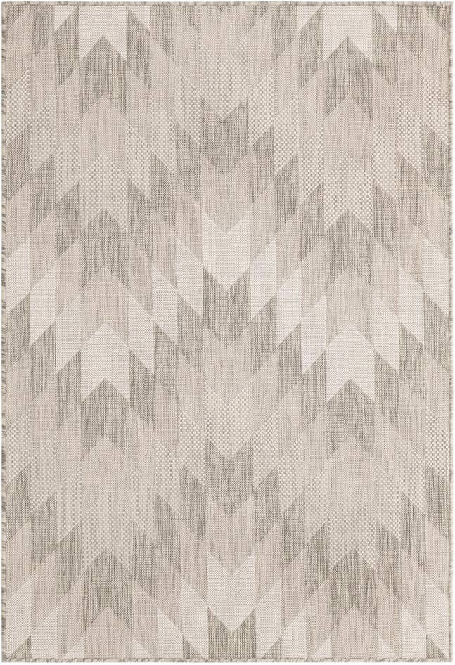 Detail image of 4' x 6' Easy-Clean Modern Indoor / Outdoor Rug