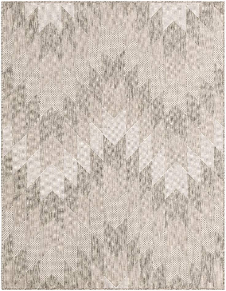 Detail image of 5' 3 x 7' Easy-Clean Modern Indoor / Outdoor Rug