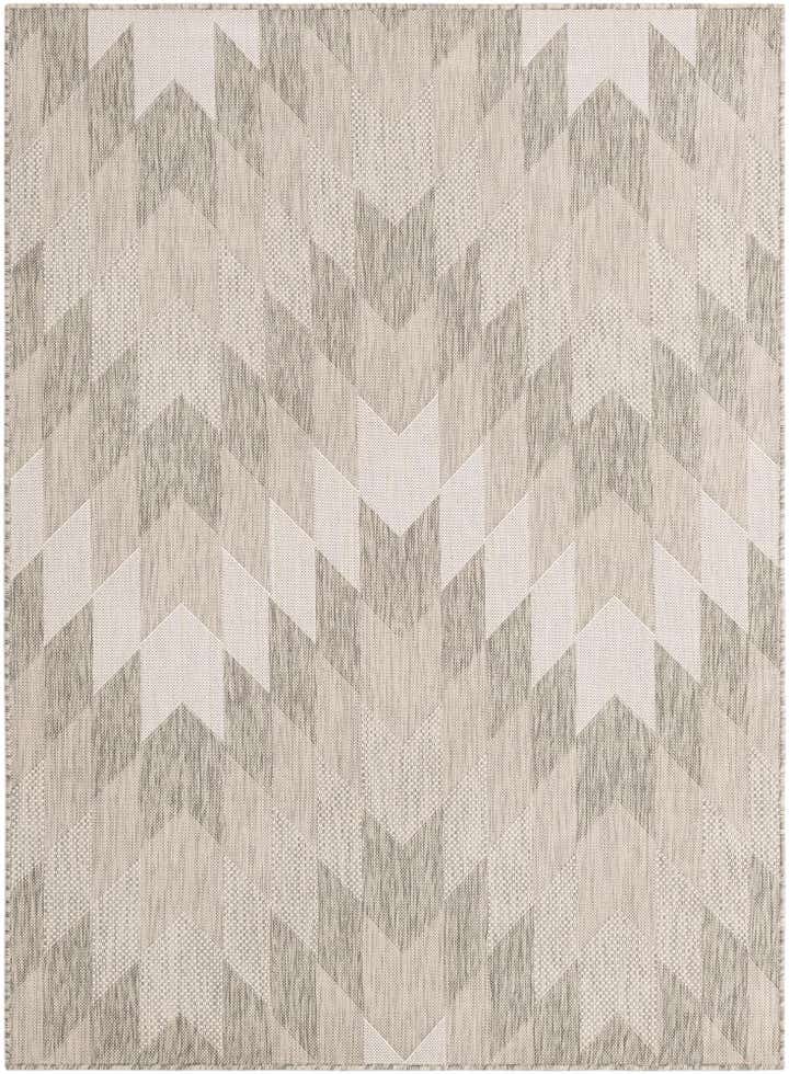 5' 3 x 7' Easy-Clean Modern Indoor / Outdoor Rug