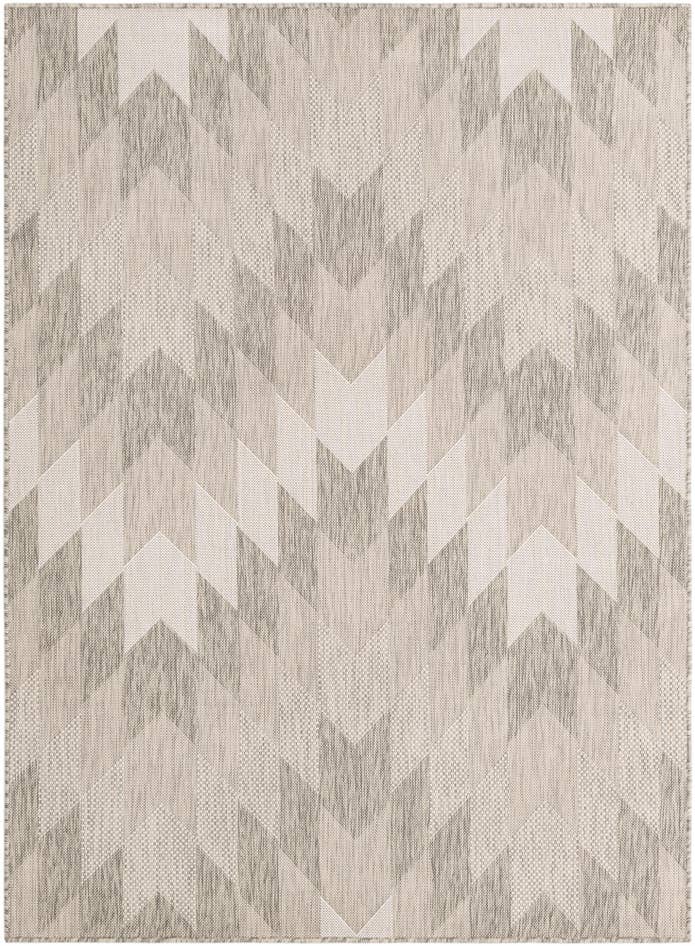 Detail image of 5' 3 x 7' Easy-Clean Modern Indoor / Outdoor Rug