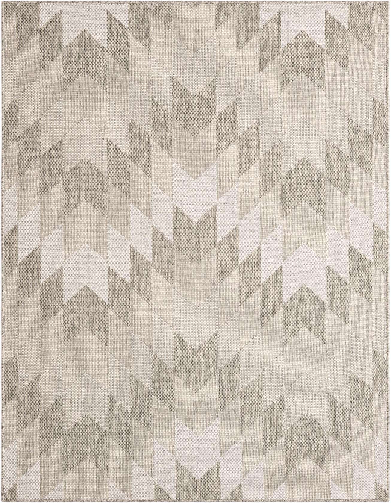 5' 3 x 8' Easy-Clean Modern Indoor / Outdoor Rug