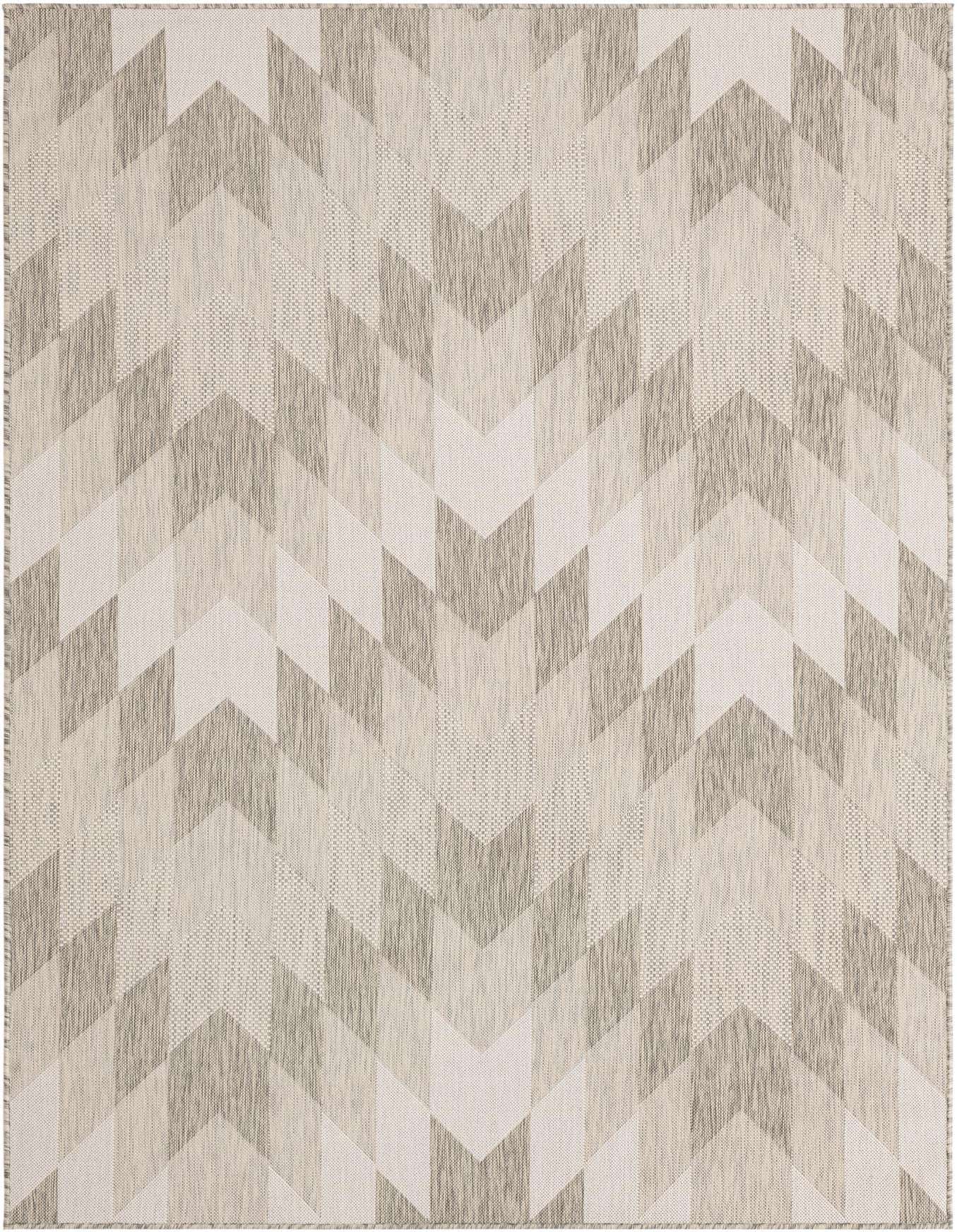 6' x 9' Easy-Clean Modern Indoor / Outdoor Rug