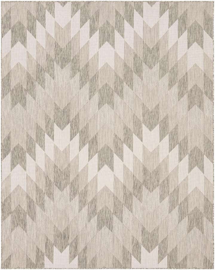 7' 10 x 10' Easy-Clean Modern Indoor / Outdoor Rug