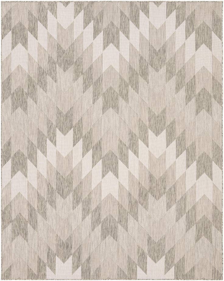 Detail image of 7' 10 x 10' Easy-Clean Modern Indoor / Outdoor Rug