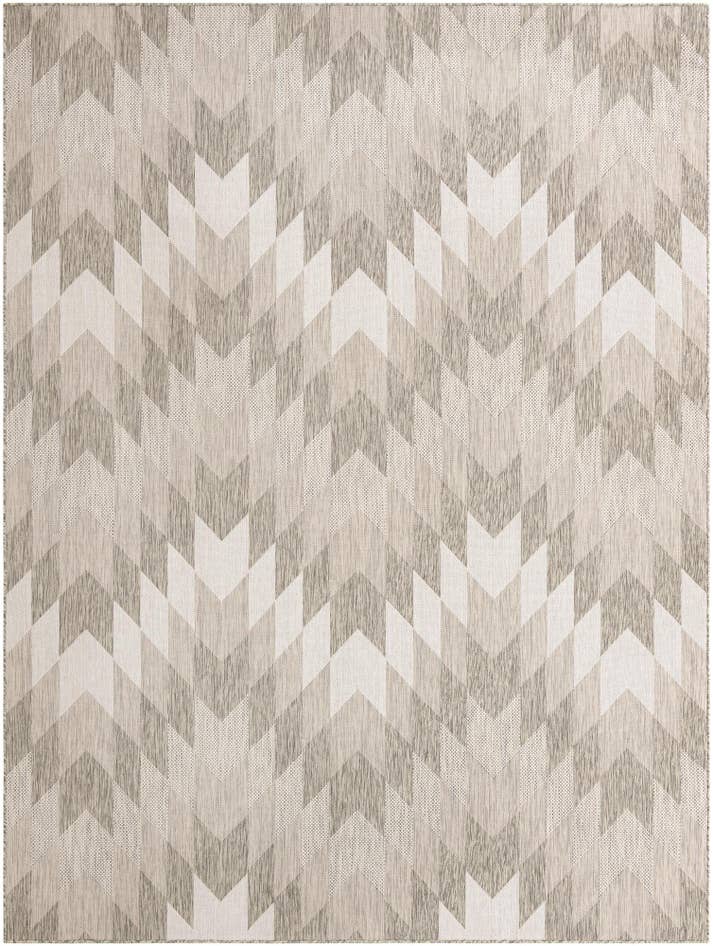 Detail image of 9' x 12' Easy-Clean Modern Indoor / Outdoor Rug