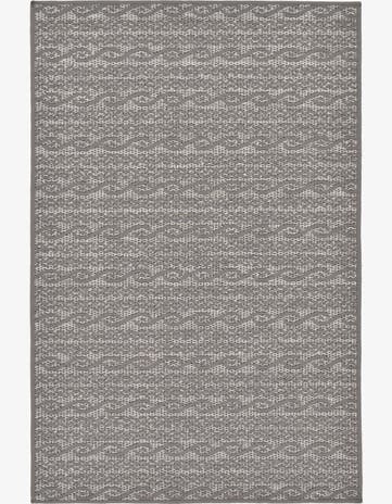 3' 3 x 5' Easy-Clean Modern Indoor / Outdoor Rug