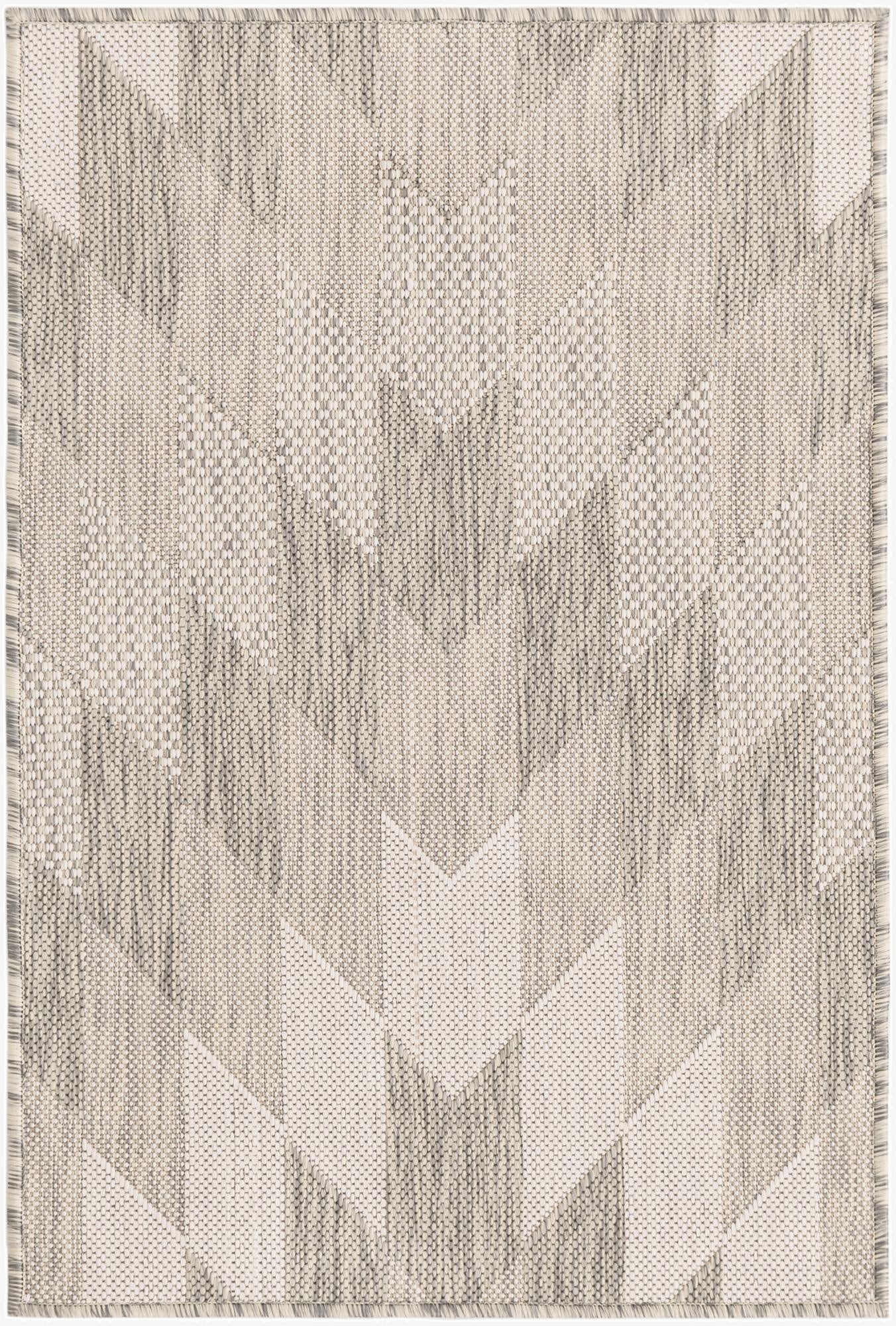 2' x 3'  Washable Modern Indoor / Outdoor Rug