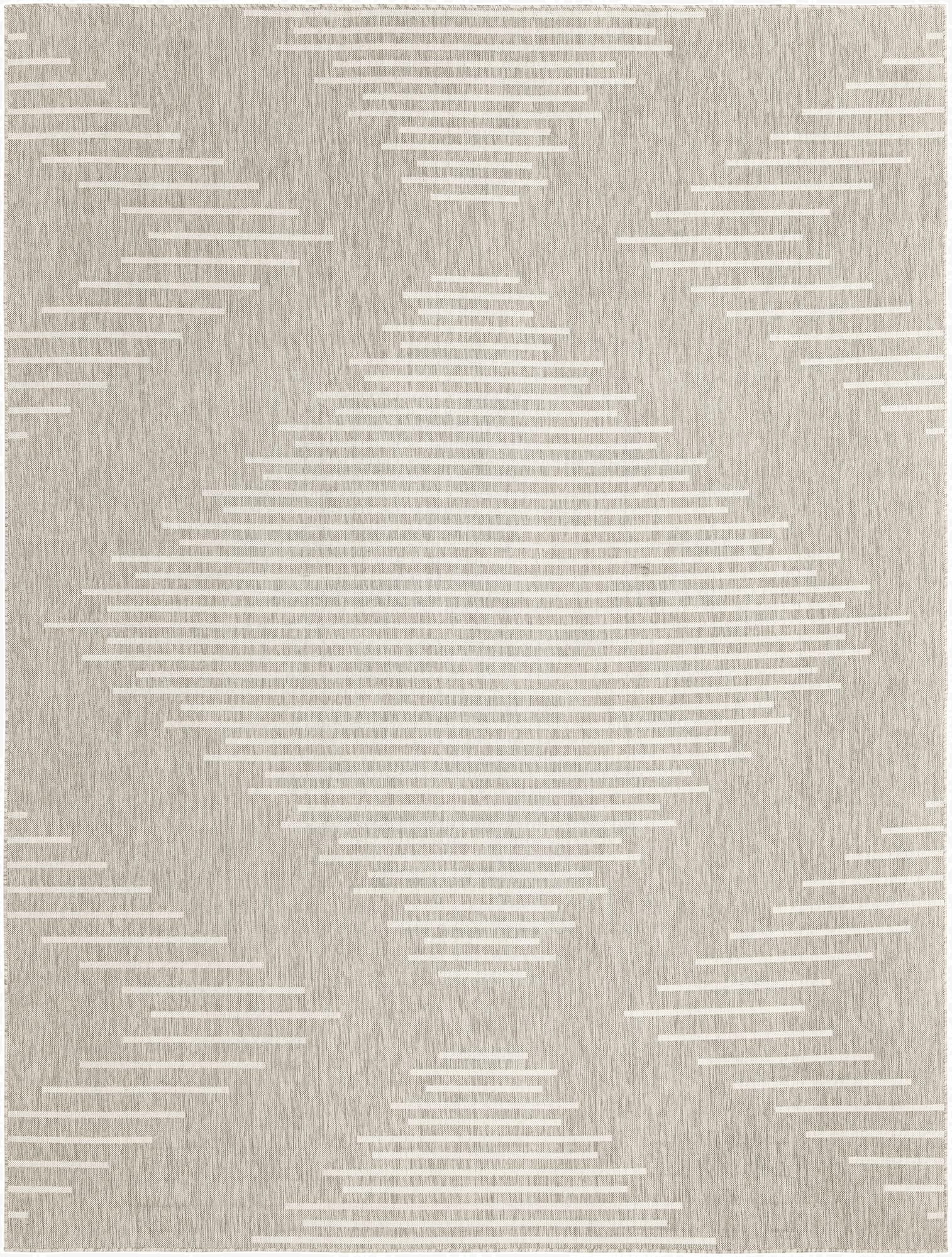 10' x 13'  Washable Modern Indoor / Outdoor Rug