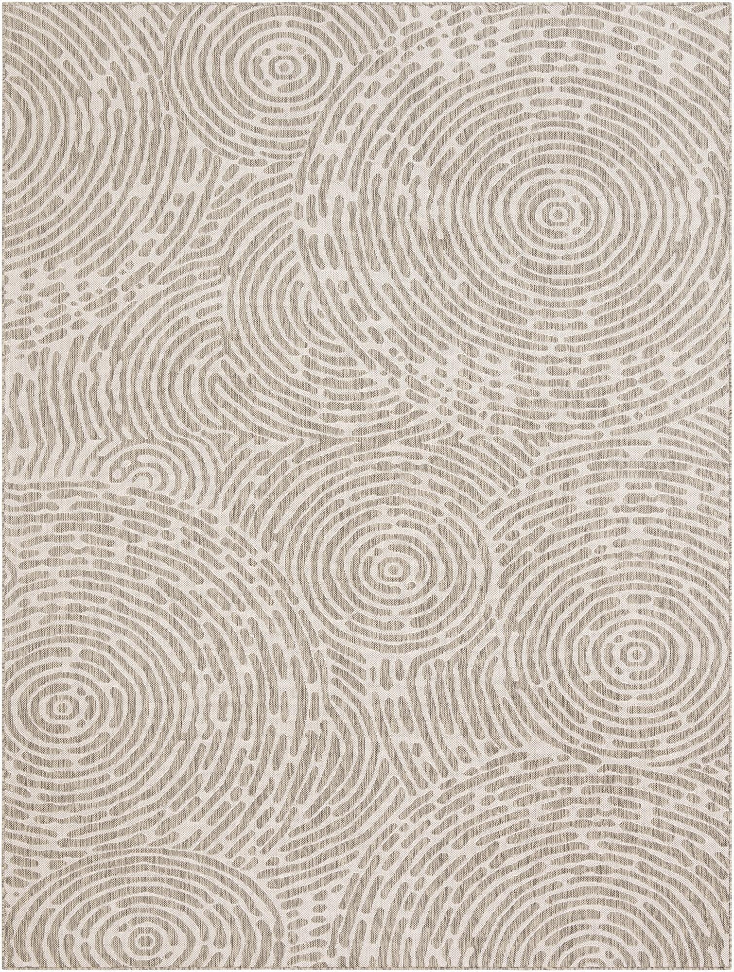 9' x 12'  Washable Modern Indoor / Outdoor Rug