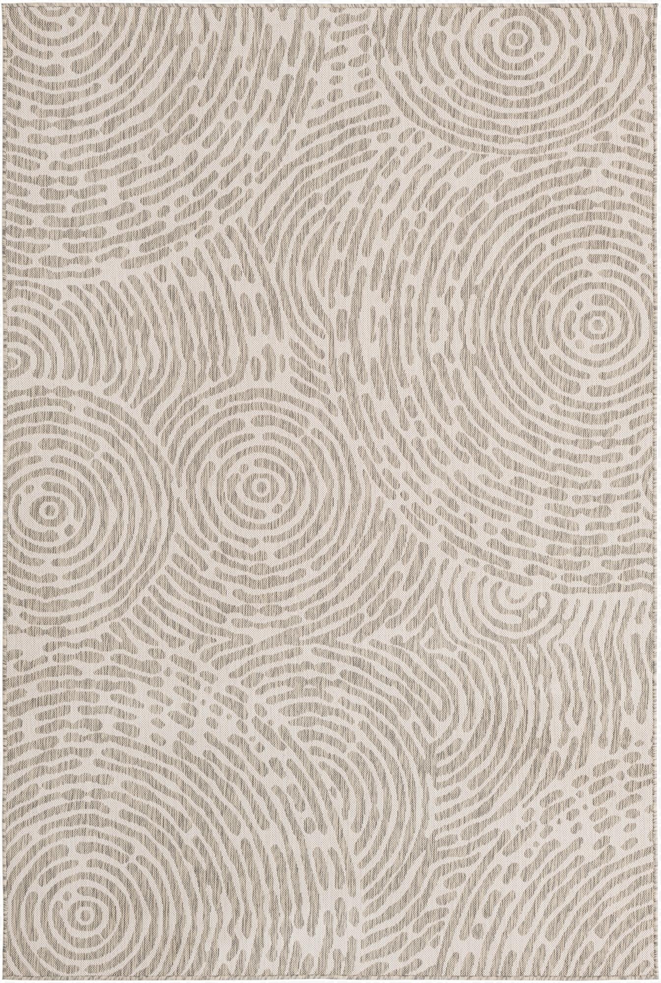 6' x 9'  Washable Modern Indoor / Outdoor Rug