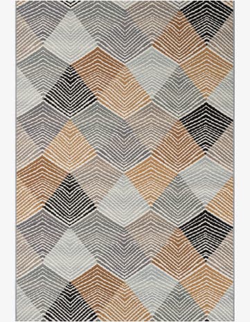 5' x 8' Easy-Clean Modern Indoor / Outdoor Rug